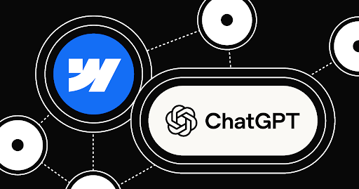Webflow ChatGPT 整合示意圖